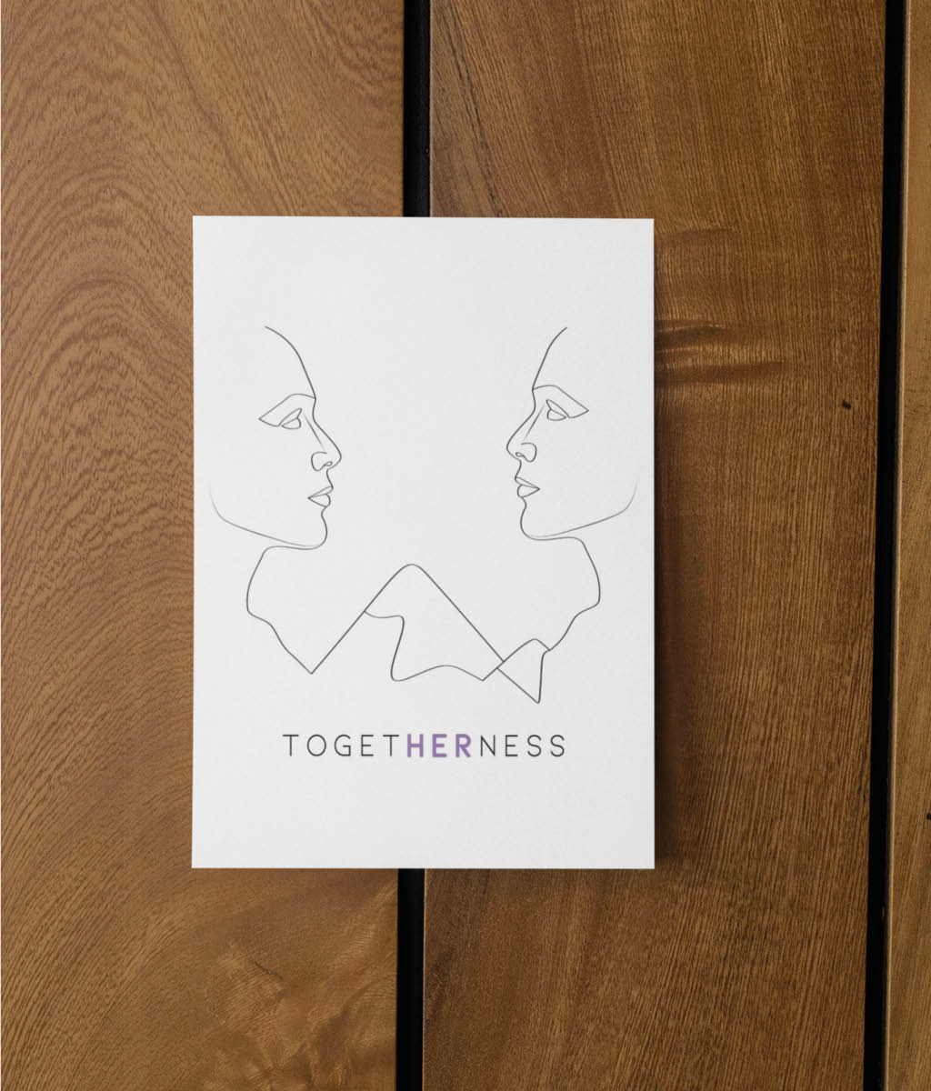 Feminist Postcard - Togetherness
