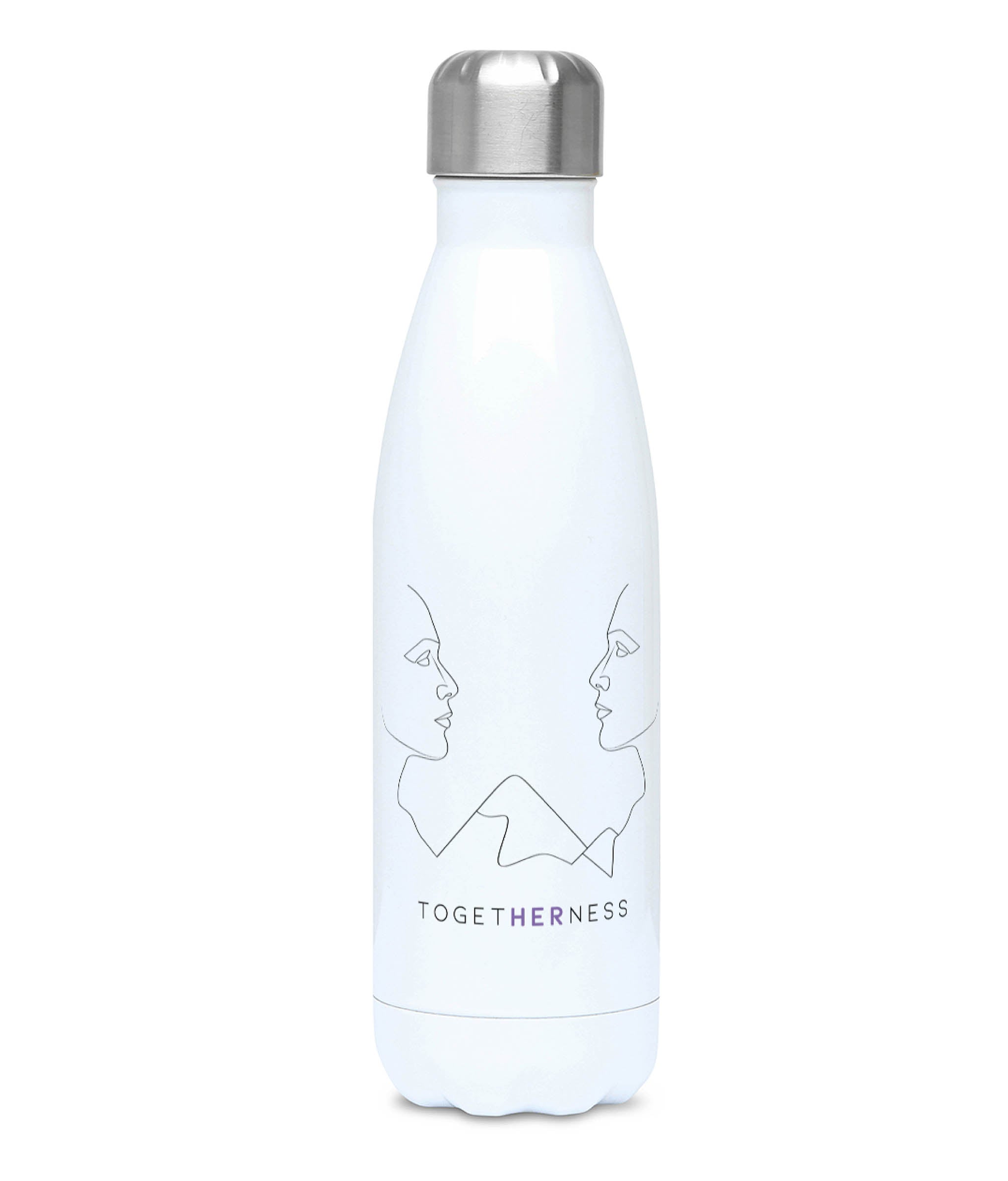 Feminist Water Bottle - Togetherness - Front