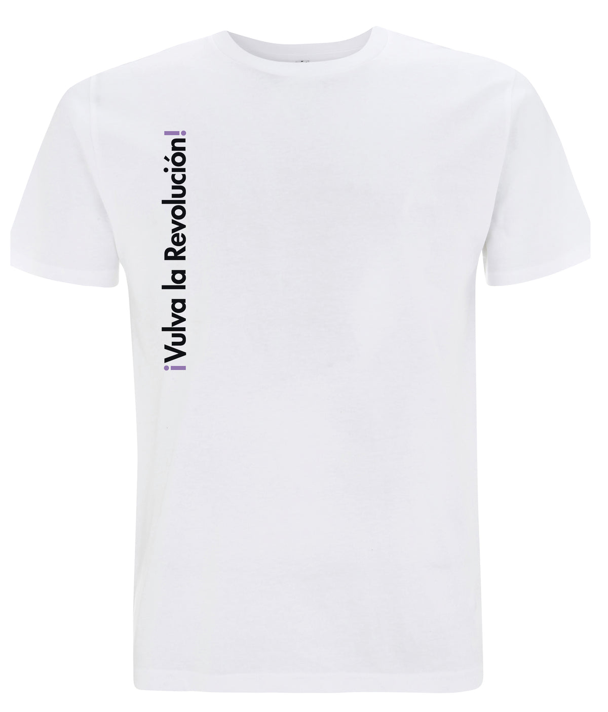Vulva La Revolucion Organic Feminist T Shirt White