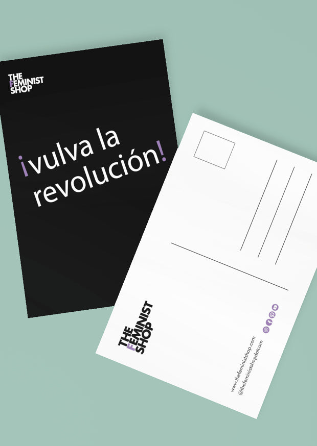 Feminist Postcard - Vulva la Revolucion