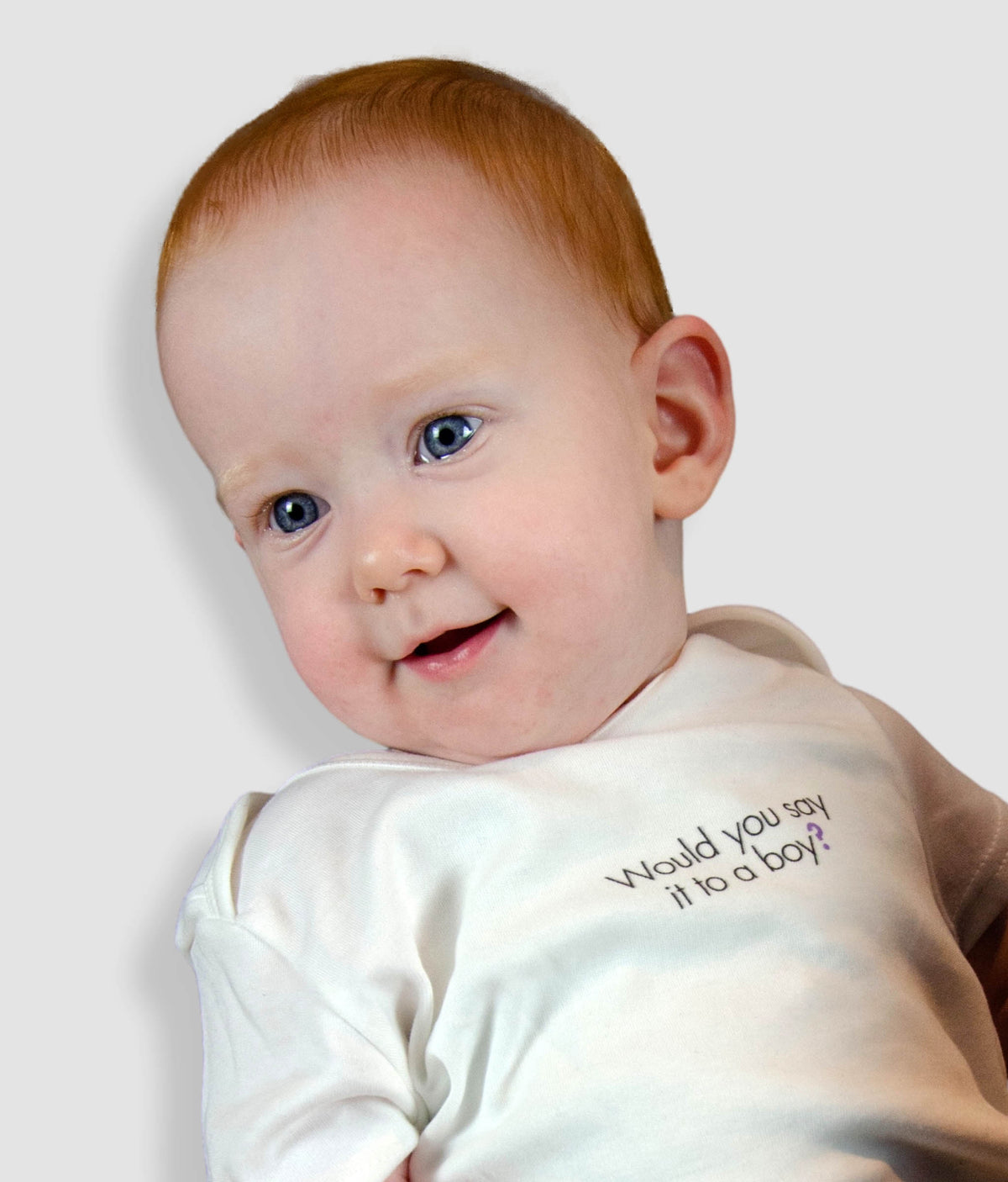 Feminist Babygrow - Would You Say It To A Boy, Bold