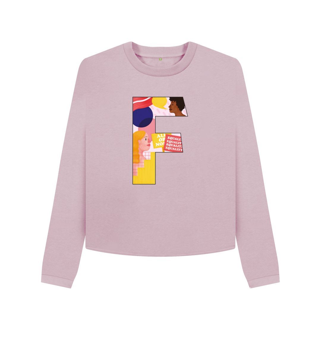 Mauve F by Pink Bits - Boxy Sweatshirt